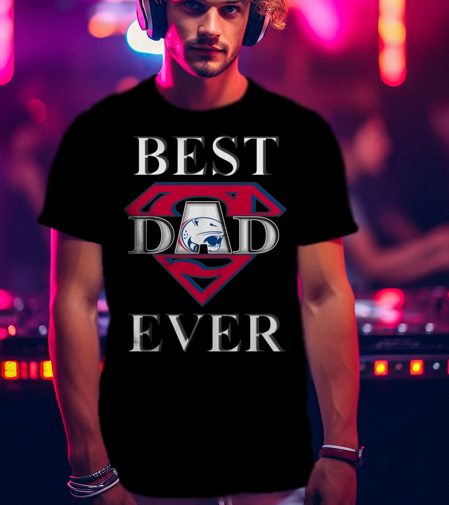 South Alabama Jaguars Best Dad Ever Superdad T-Shirt