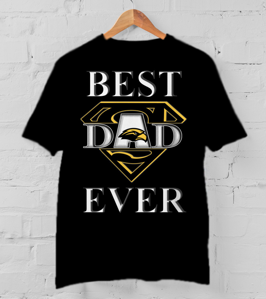 Southern Mississippi Golden Eagles Best Dad Ever Super Dad T-Shirt
