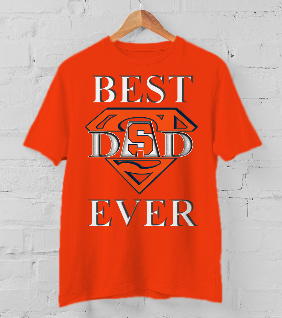 Syracuse Orange Superman Best Dad Ever T-Shirt