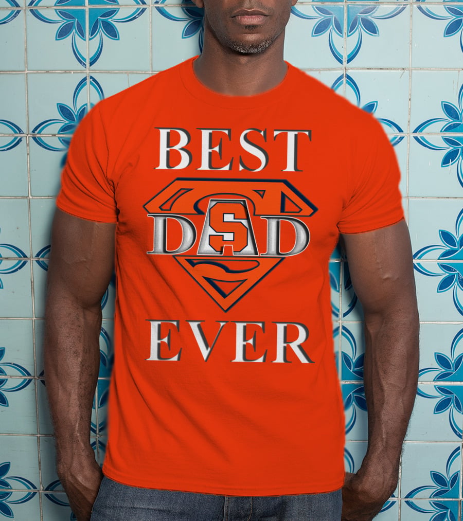 Syracuse Orange Superman Best Dad Ever T-Shirt