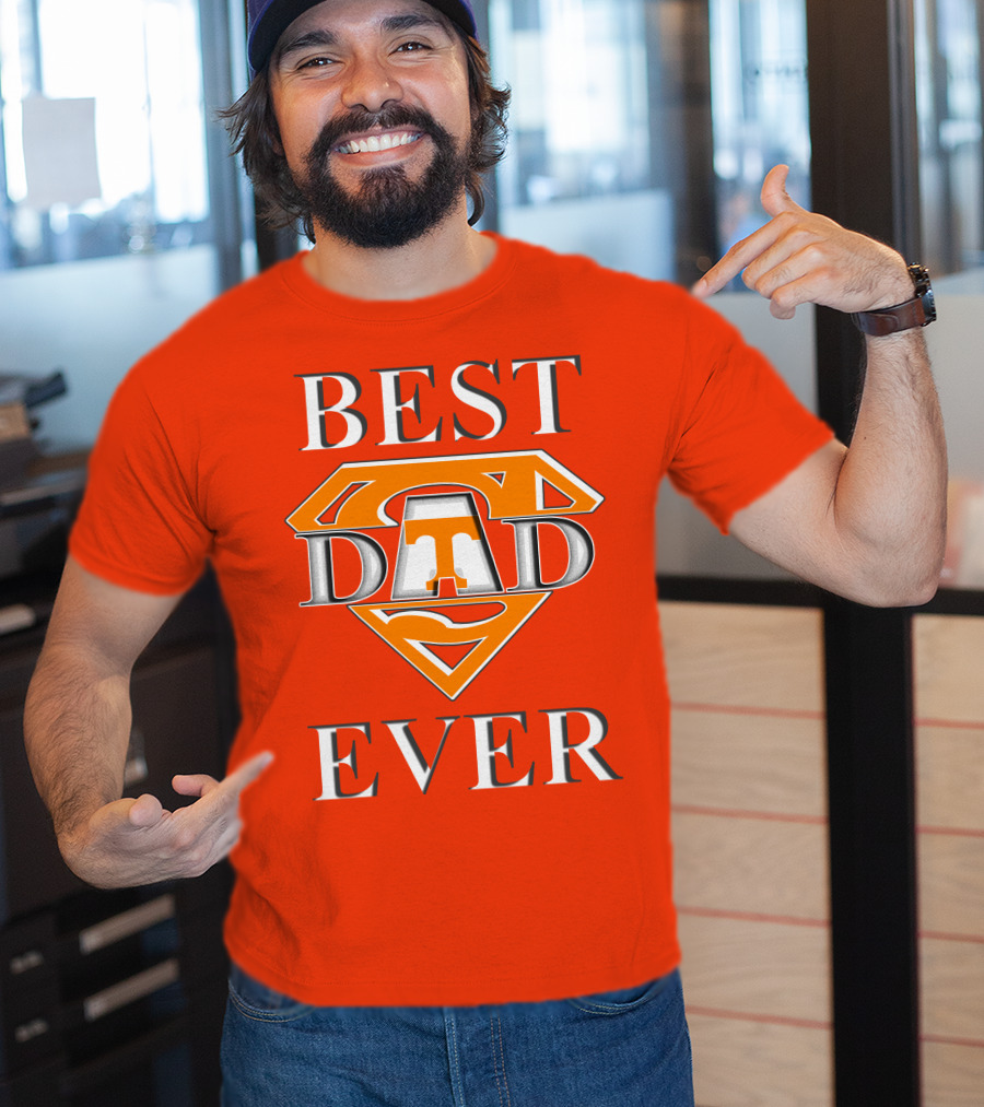 Tennessee Volunteers Best Dad Ever Super T T-Shirt