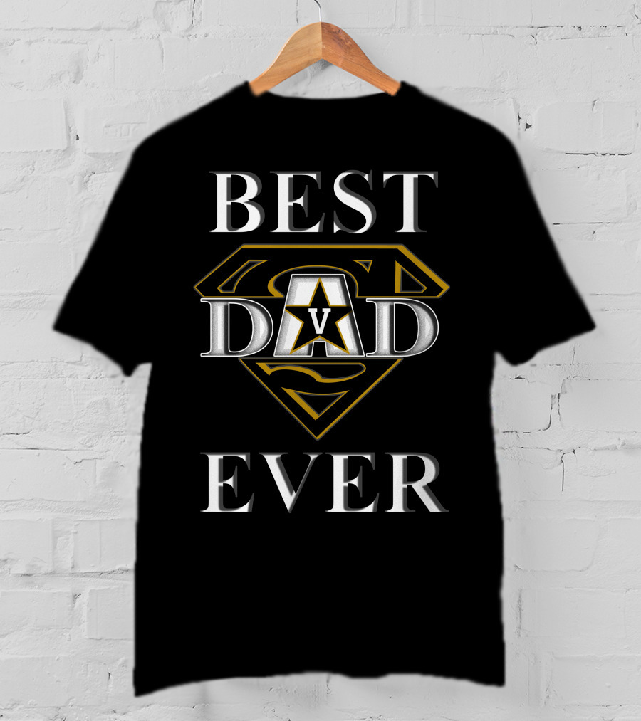 Best Vanderbilt Commodores Dad Ever Superman T-Shirt