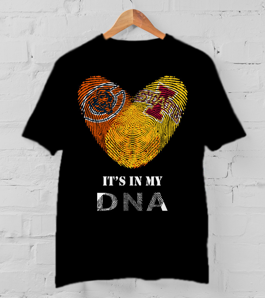 Chicago Bears Iowa State Cyclones Fan Dna T-Shirt
