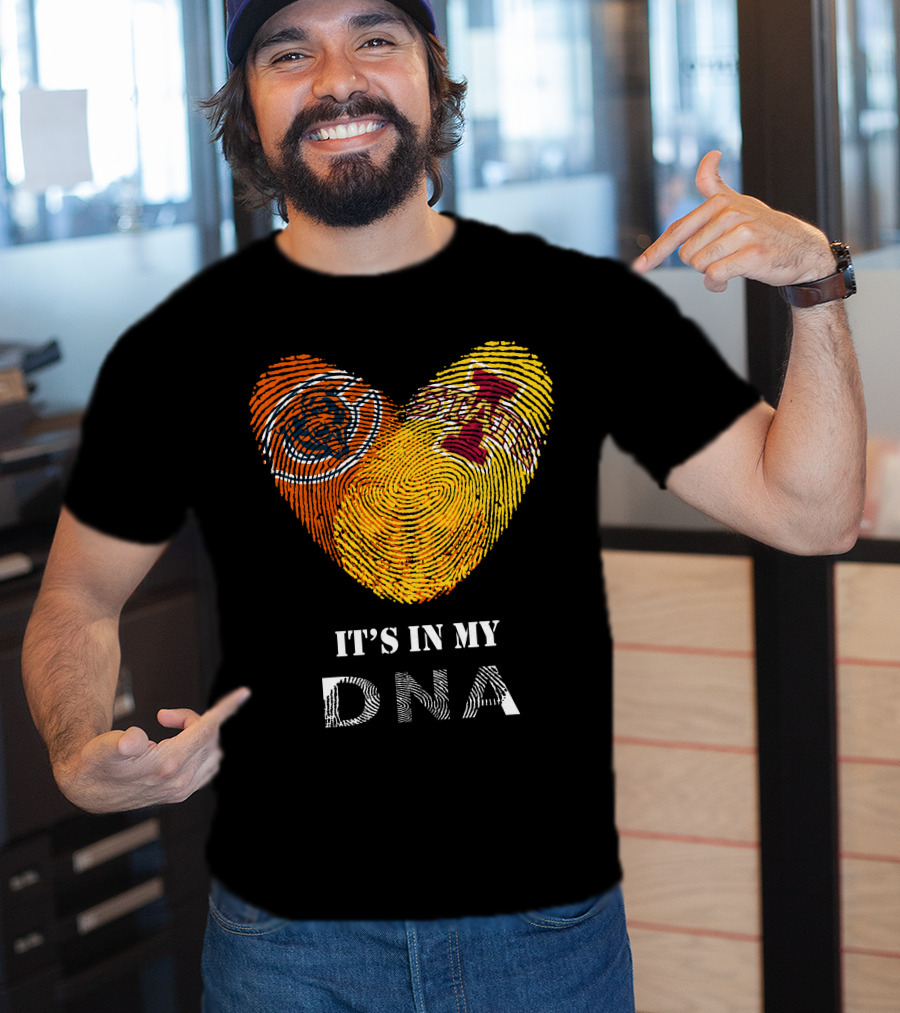 Chicago Bears Iowa State Cyclones Fan Dna T-Shirt