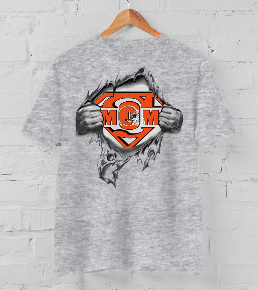 Browns Super Mom Cleveland Browns Football T-Shirt