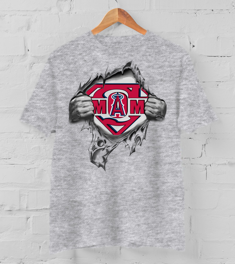 Los Angeles Angels Super Mom T-Shirt