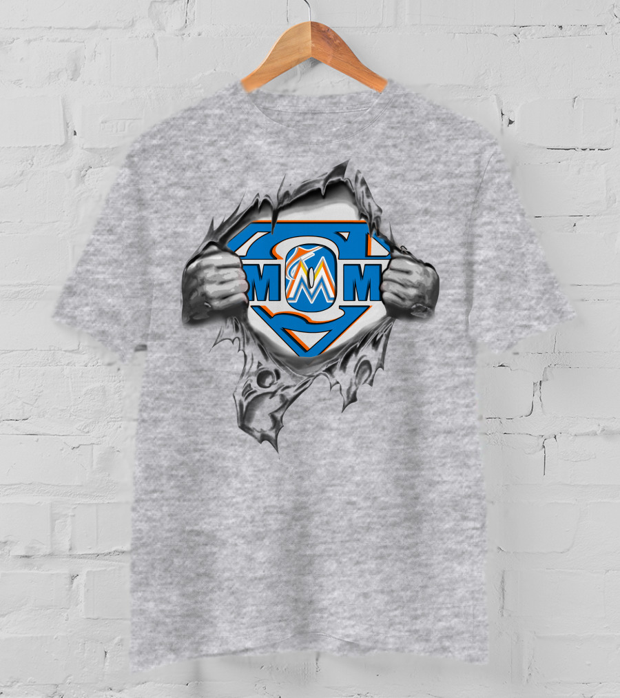 Miami Marlins Super Hero T-Shirt