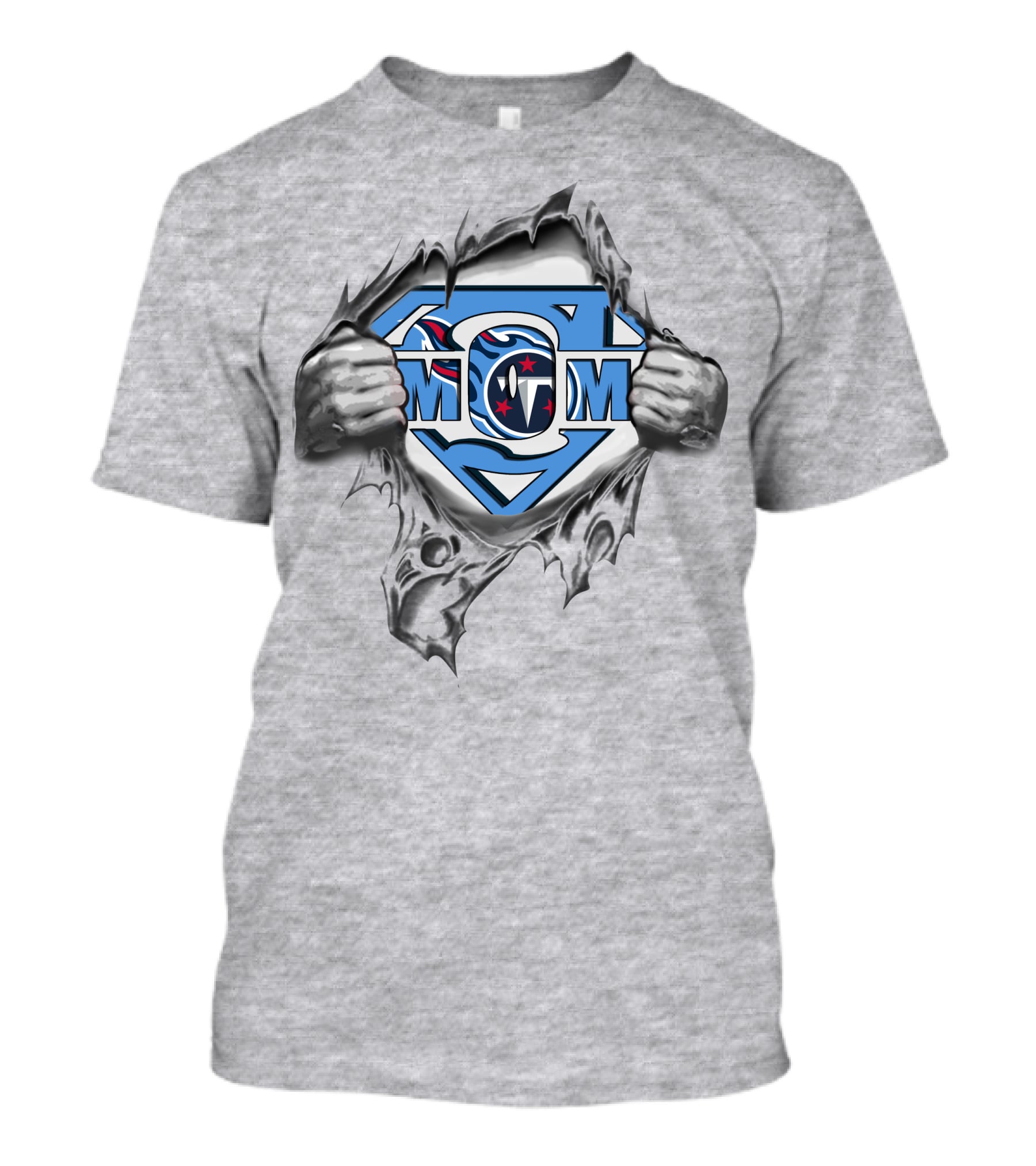 Titans Super Mom Logo Peel T-Shirt