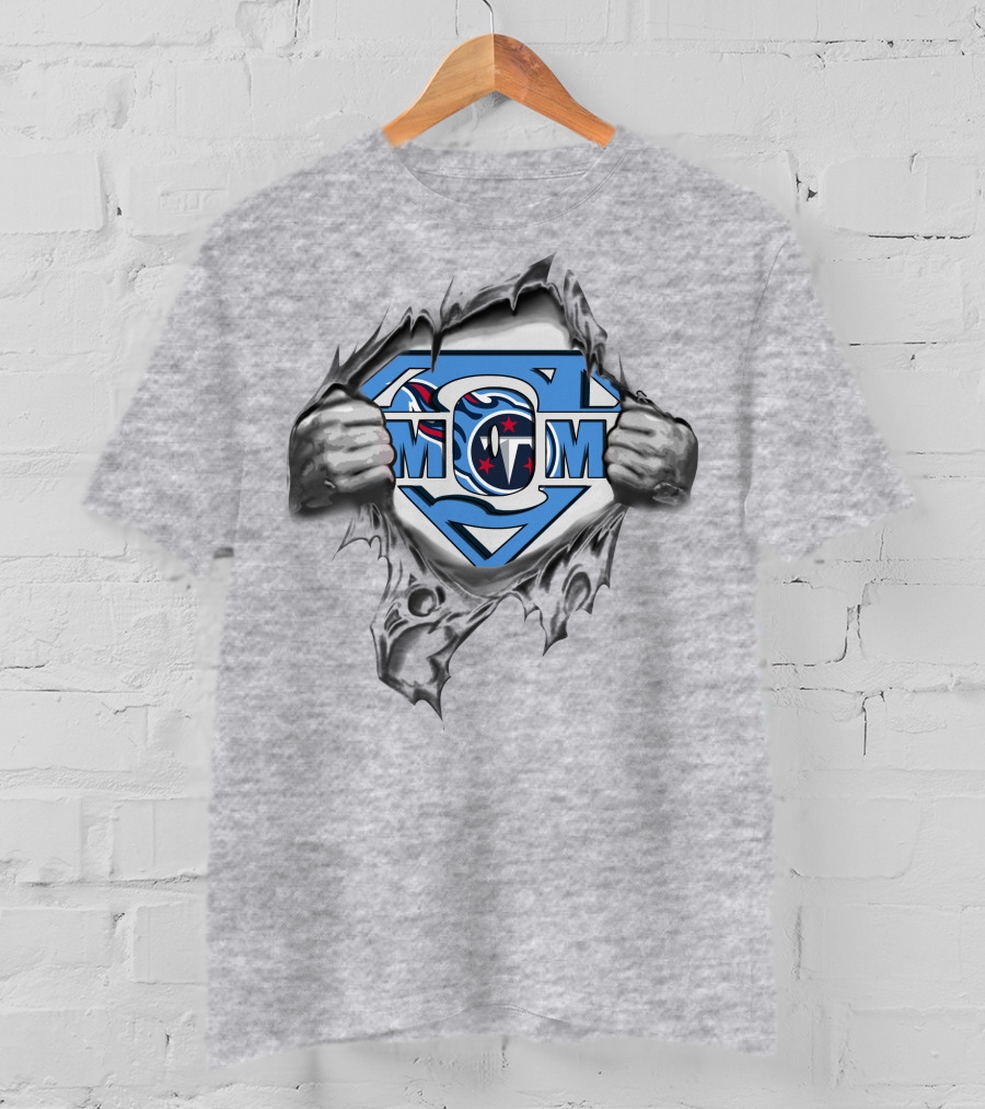 Titans Super Mom Logo Peel T-Shirt