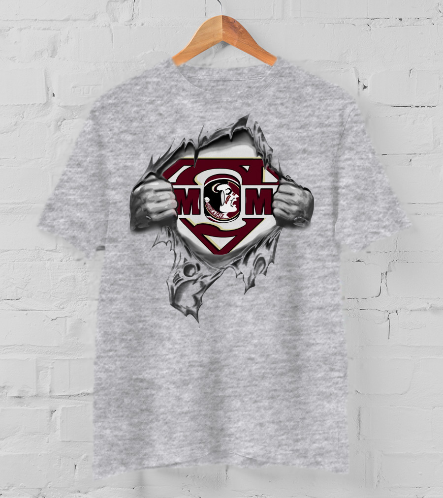 Florida State Seminoles Super Mom Superman T-Shirt