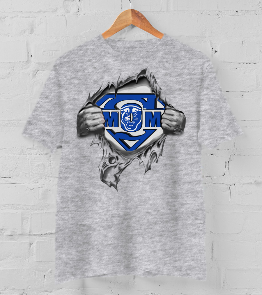 Georgia State Panthers Super Mom Panther Crest T-Shirt