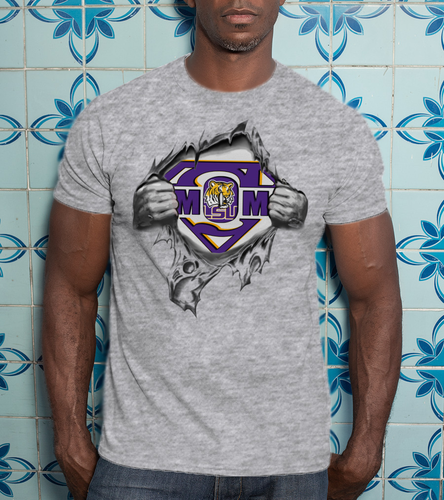 LSU Tigers Super Mom T-Shirt