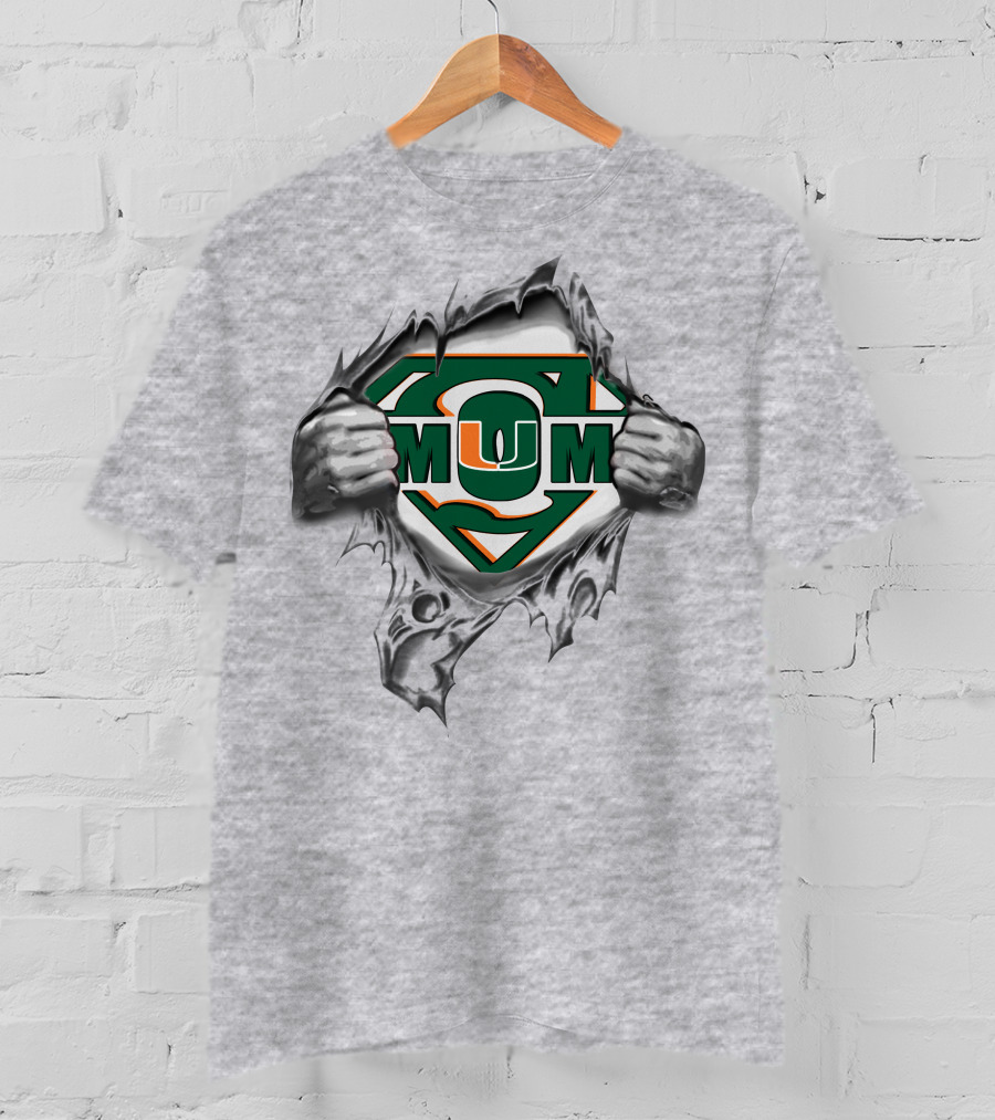 Miami Hurricanes Super Mom T-Shirt