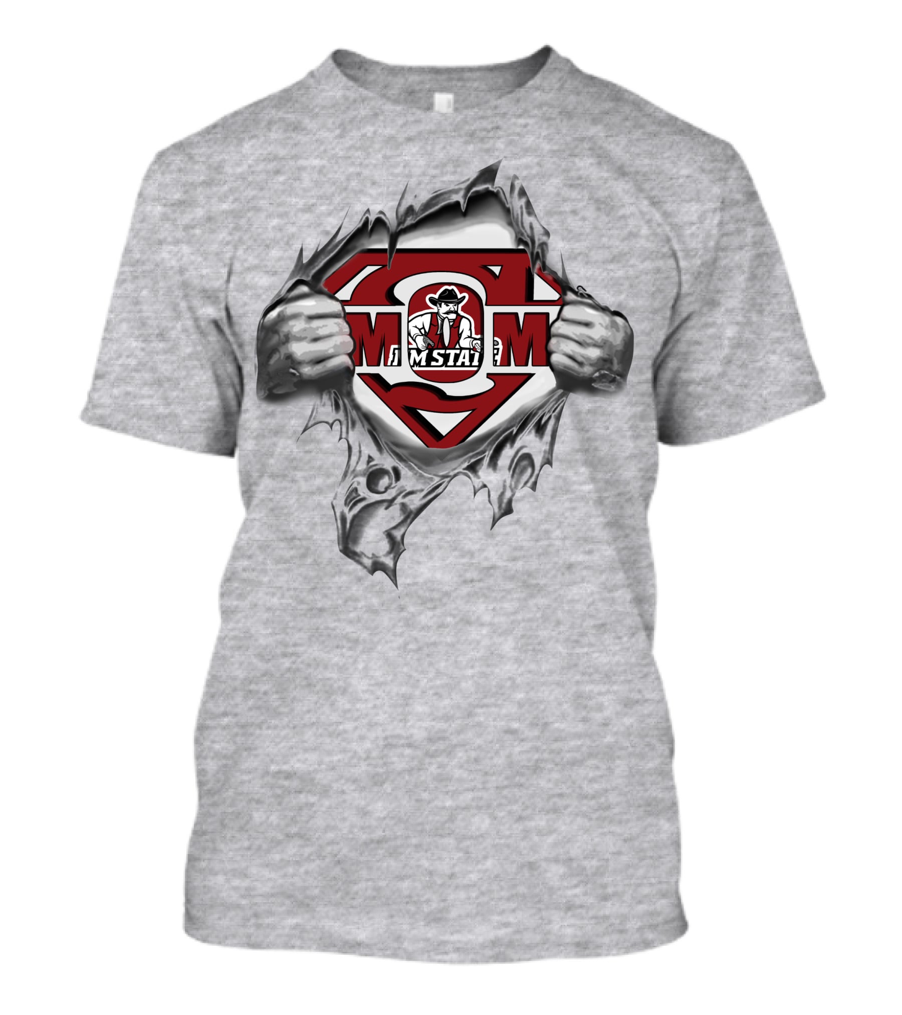New Mexico State Aggies Super M State Logo Emblem T-Shirt