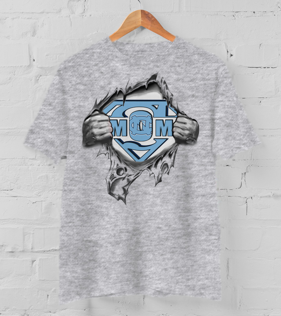 Tar Heels UNC Super Mom T-Shirt
