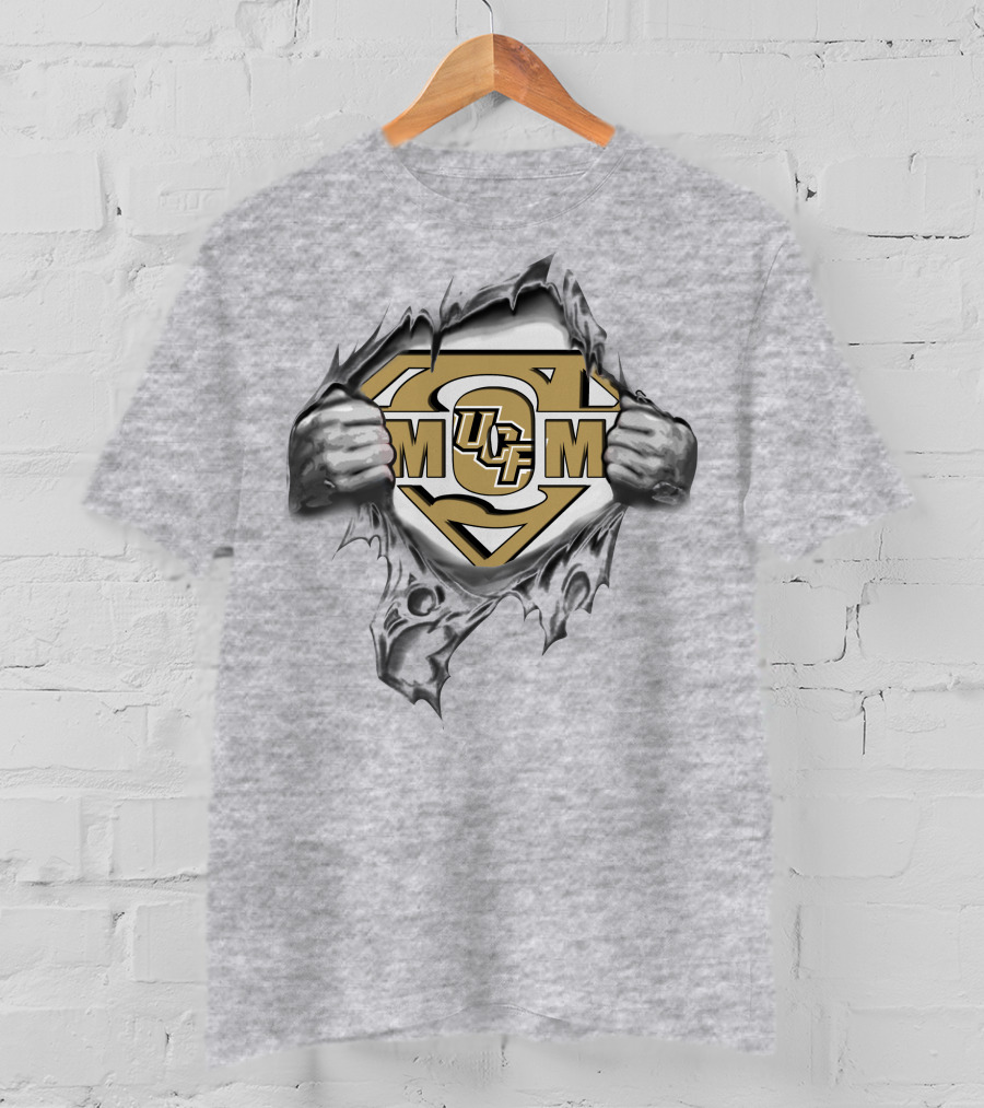 UCF Knights Superman Logo Chest Tear T-Shirt