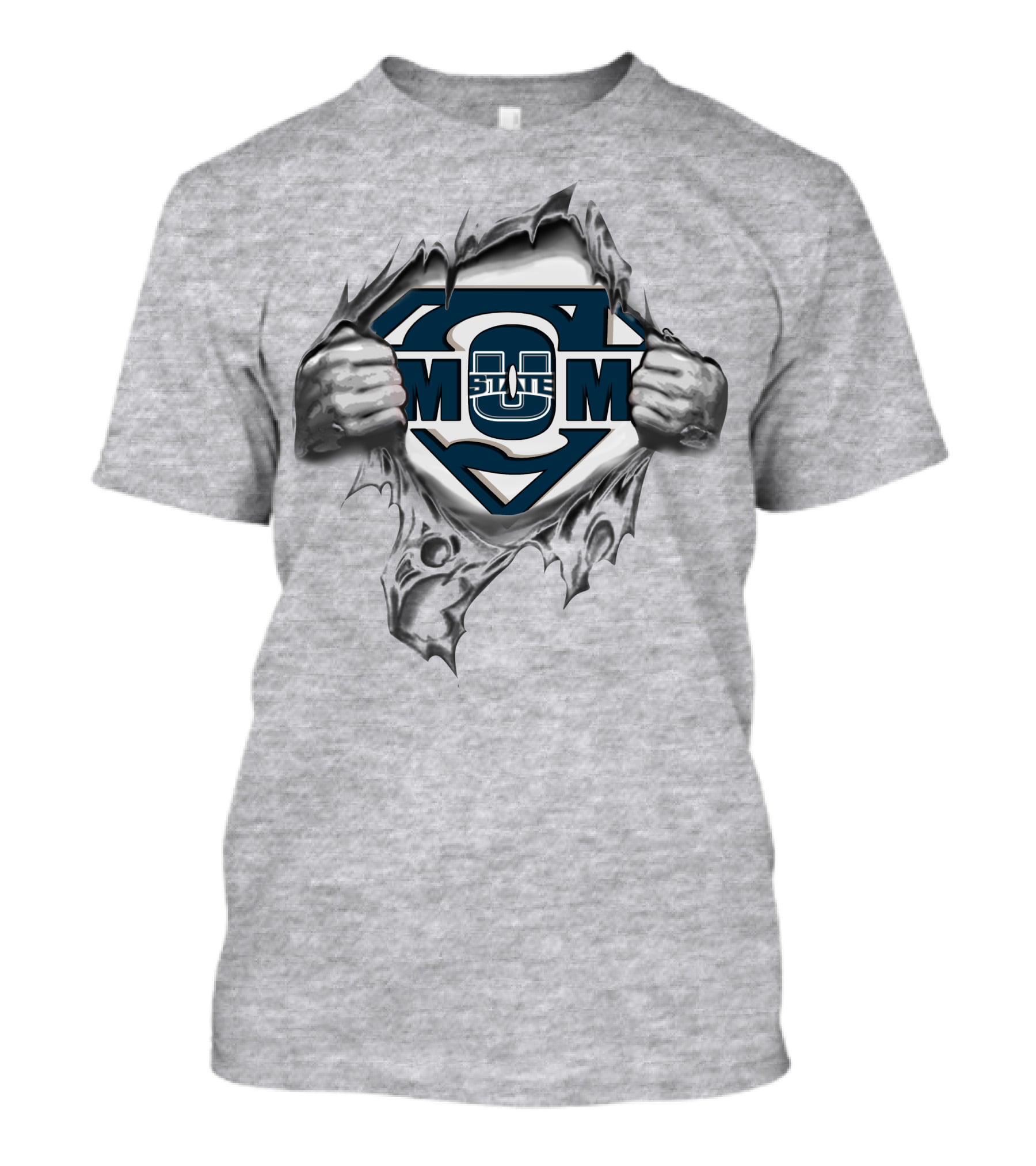 Utah State Aggies Super Mom Logo Tear Away T-Shirt