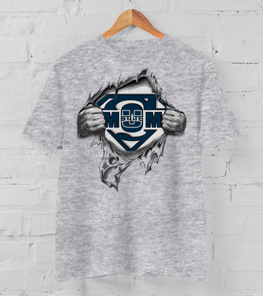 Utah State Aggies Super Mom Logo Tear Away T-Shirt