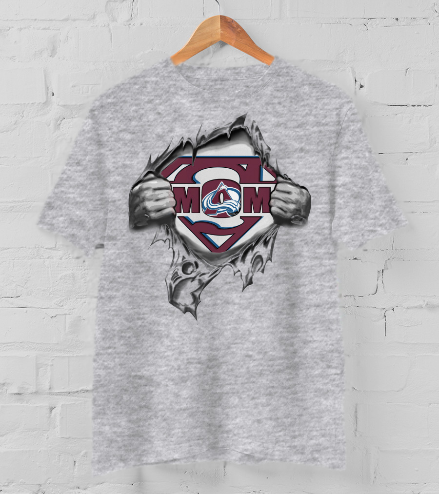 Colorado Avalanche Super Mom Logo Unveiled T-Shirt