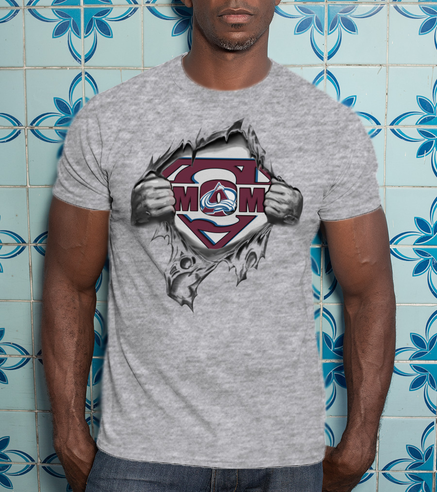 Colorado Avalanche Super Mom Logo Unveiled T-Shirt
