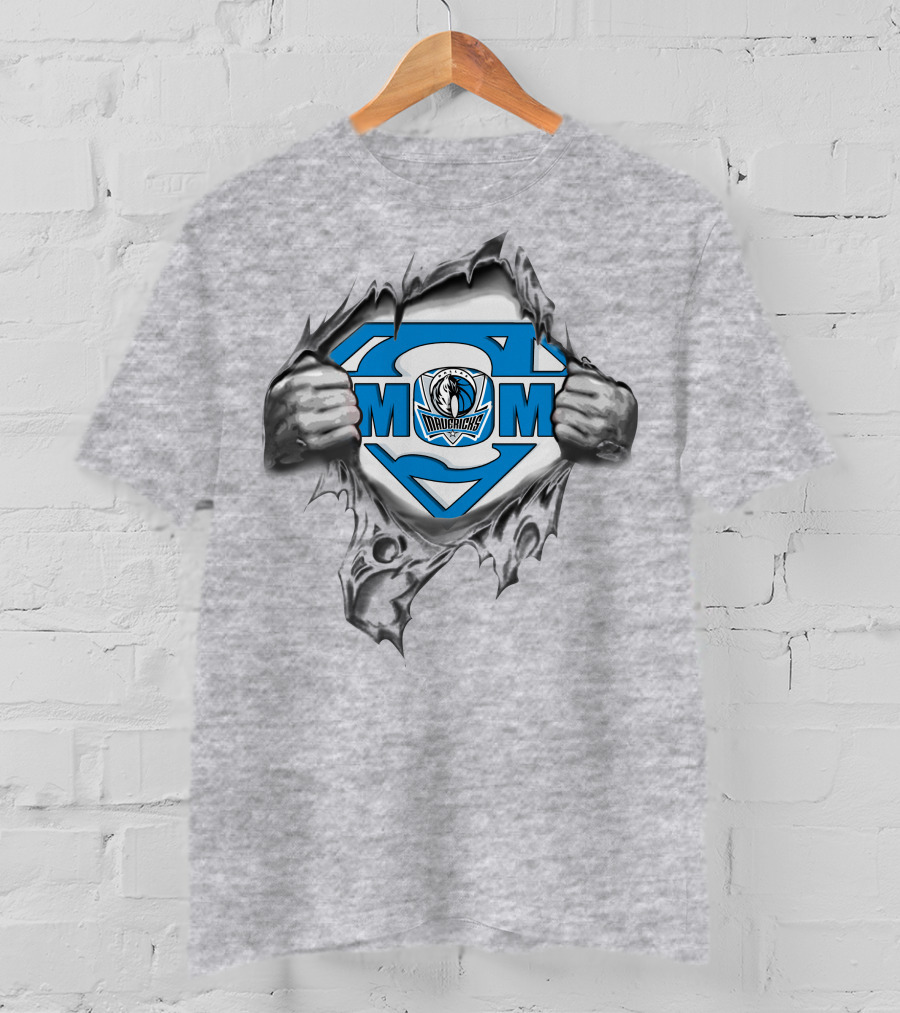 Dallas Mavericks Mom Super Logo Tear-Away T-Shirt