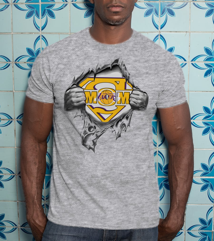 Los Angeles Lakers Super Mom T-Shirt