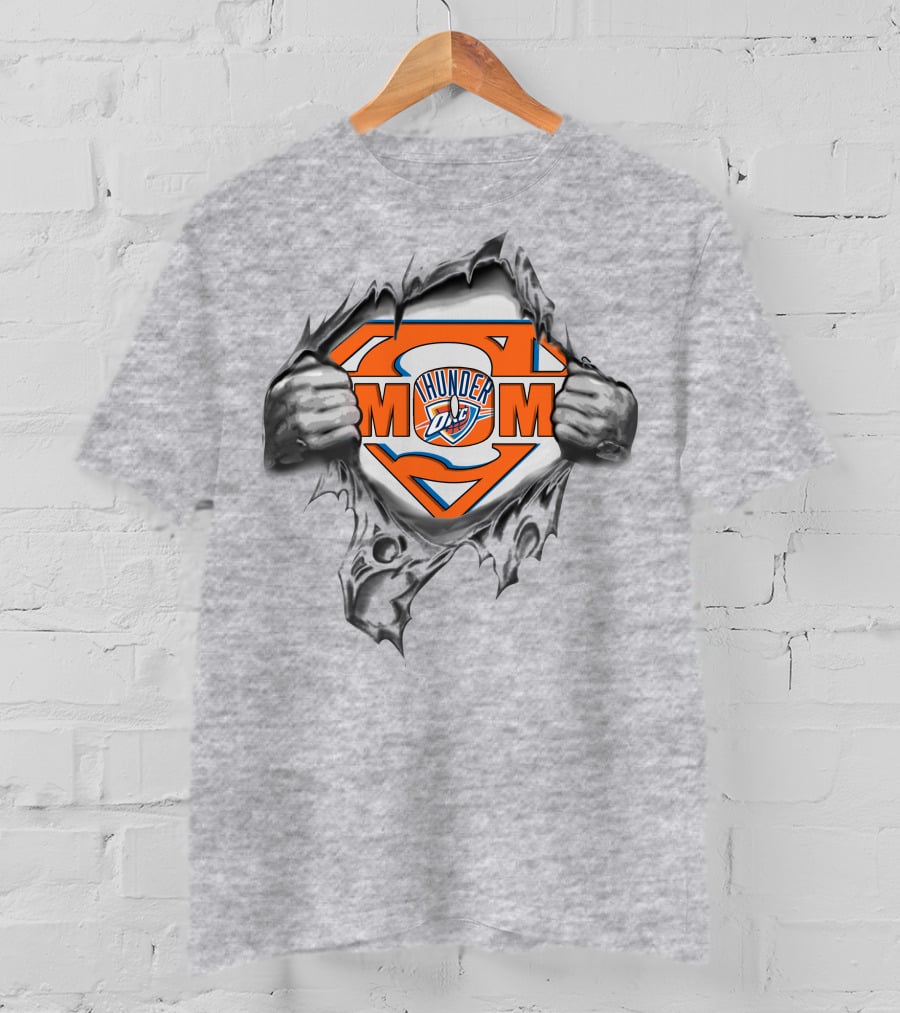 Oklahoma City Thunder Super Mom T-Shirt