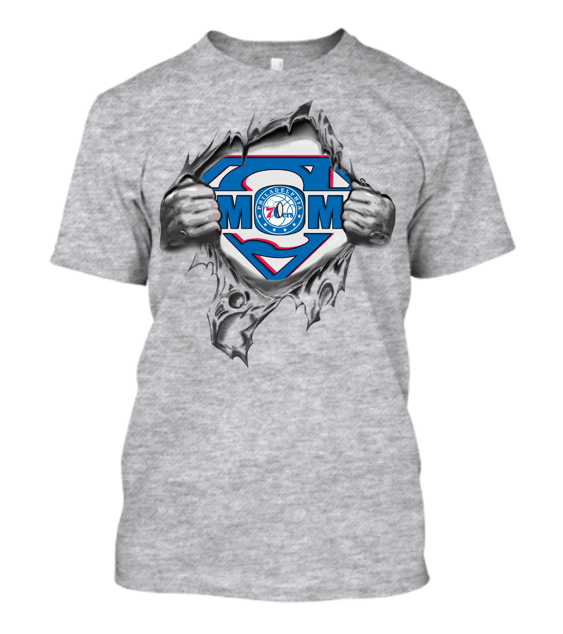 Philadelphia 76ers Super Mom T-Shirt