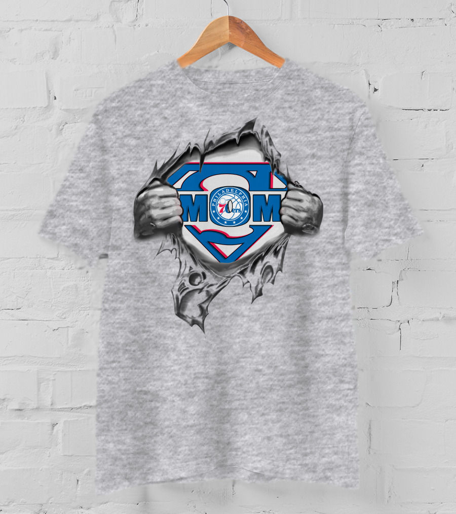 Philadelphia 76ers Super Mom T-Shirt