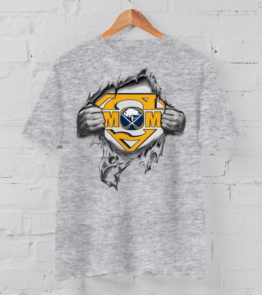 Sabres Super Mom Buffalo Hockey Fan T-Shirt