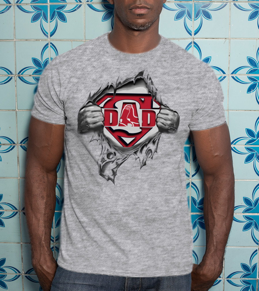 Boston Red Sox Super Dad Superman T-Shirt