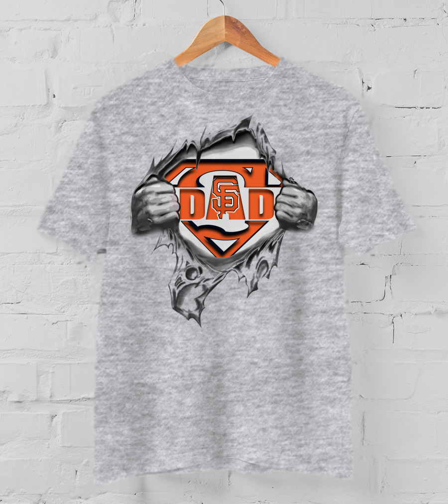 SF Giants Super Dad Baseball Hero T-Shirt