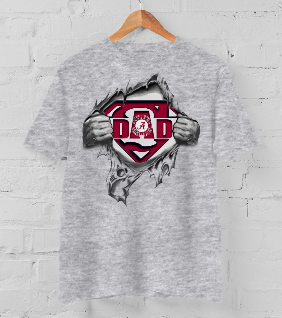 Alabama Crimson Tide Roll Tide DAD Super T-Shirt