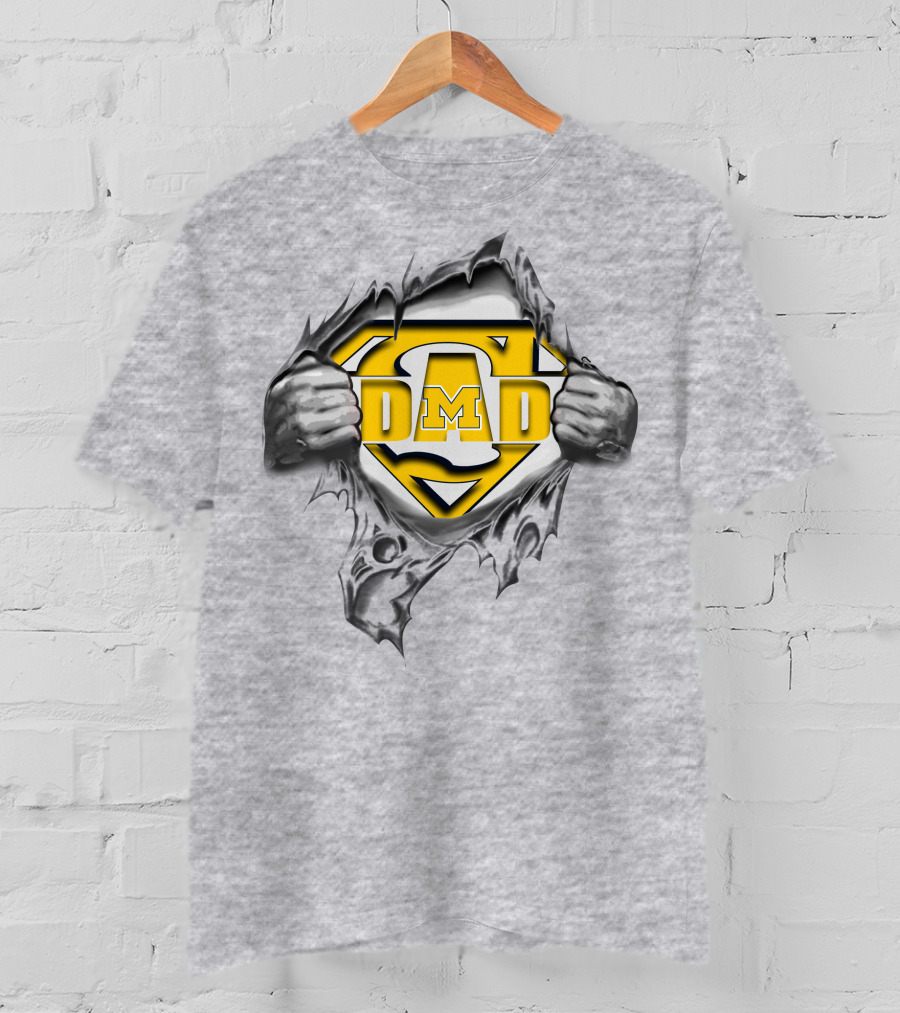Michigan Wolverines Super Dad M T-Shirt