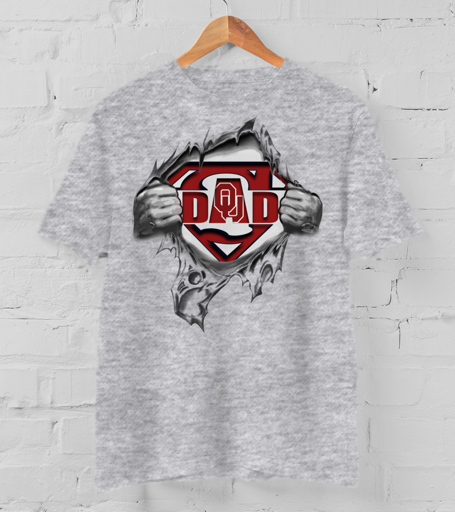Oklahoma Sooners Super Dad Superman T-Shirt