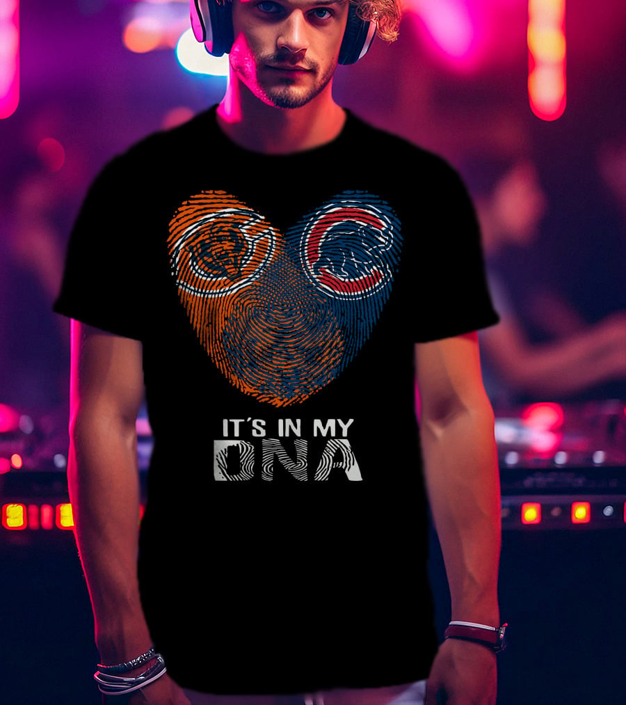 Bears Cubs Logos It's In My DNA T-Shirt