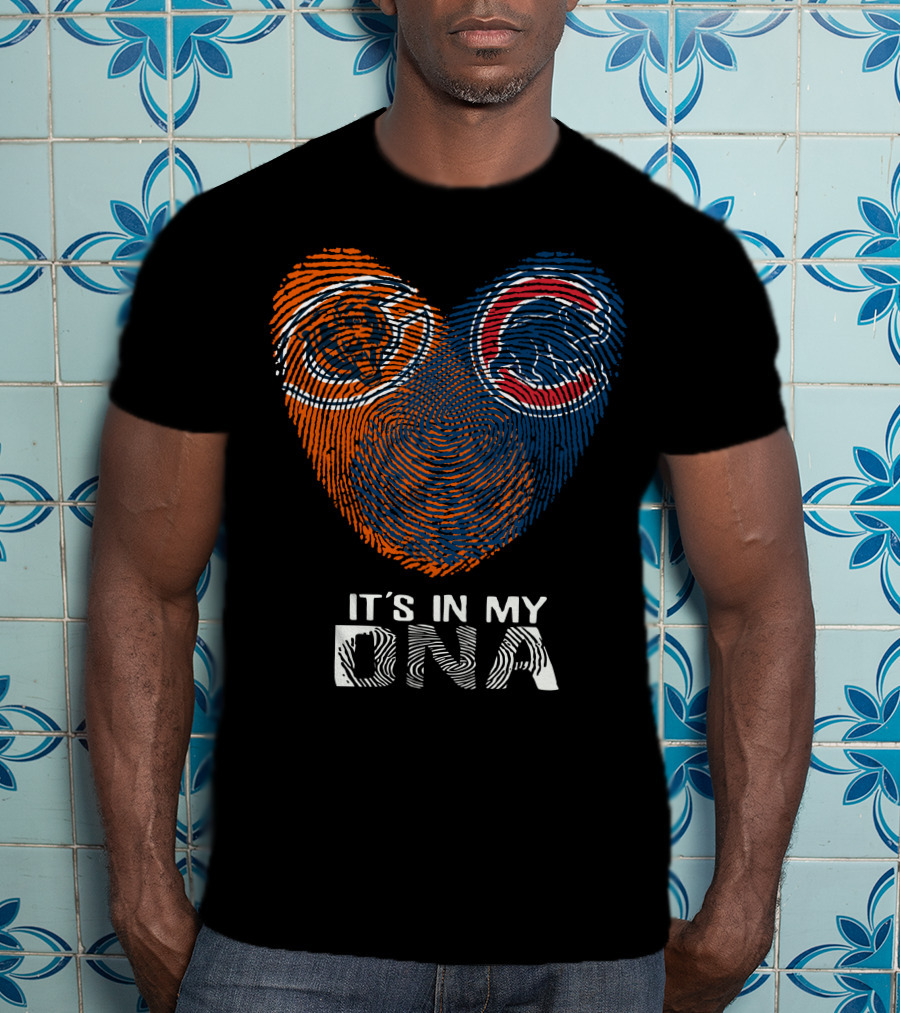 Bears Cubs Logos It's In My DNA T-Shirt
