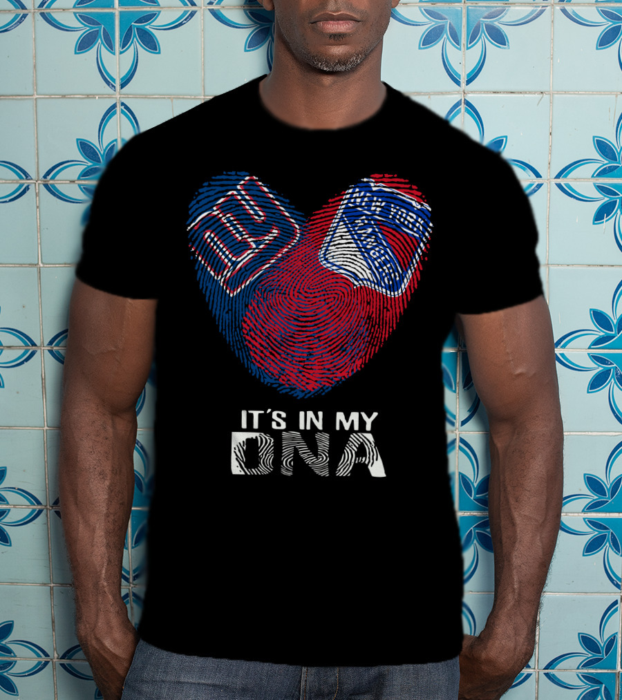 New York Giants Rangers It's In My Dna T-Shirt
