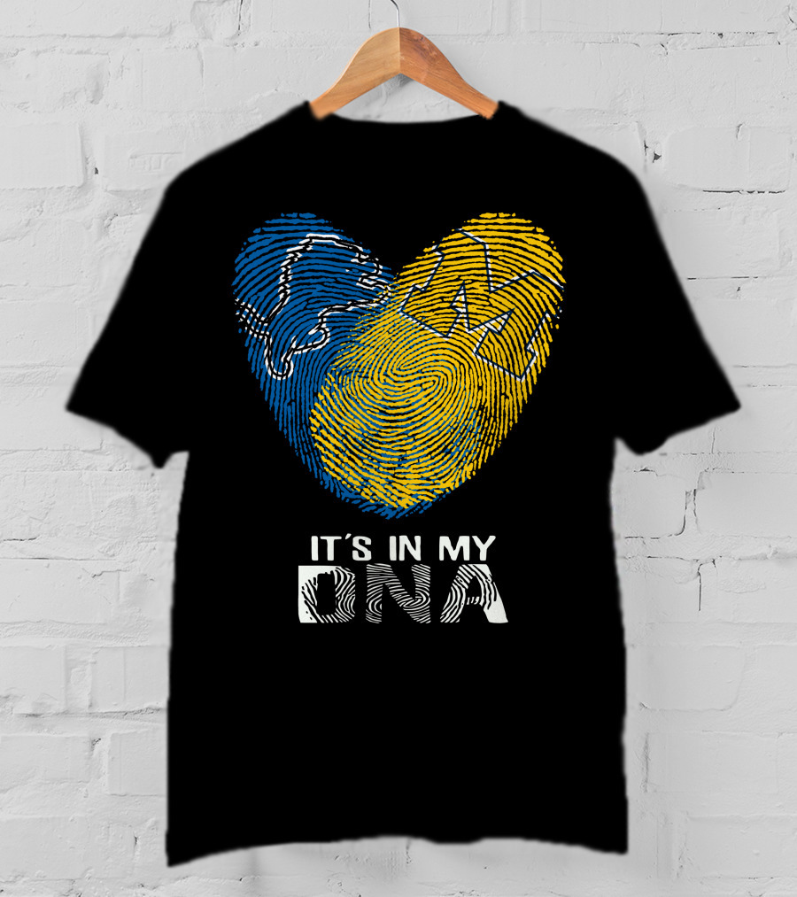 Lions Michigan M It's In My DNA T-Shirt