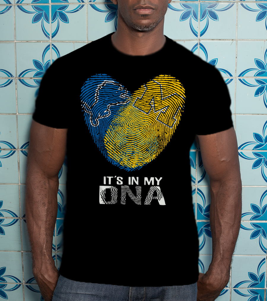 Lions Michigan M It's In My DNA T-Shirt