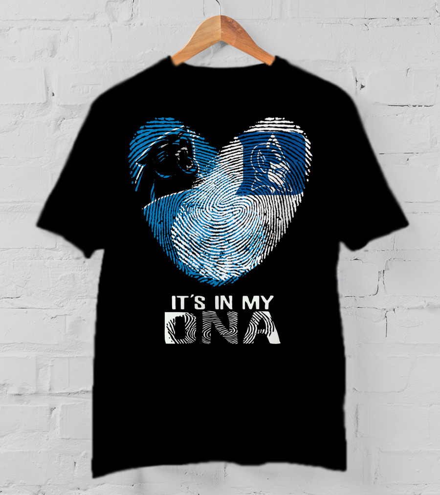 Panthers Duke It's In My DNA Fingerprint Heart T-Shirt