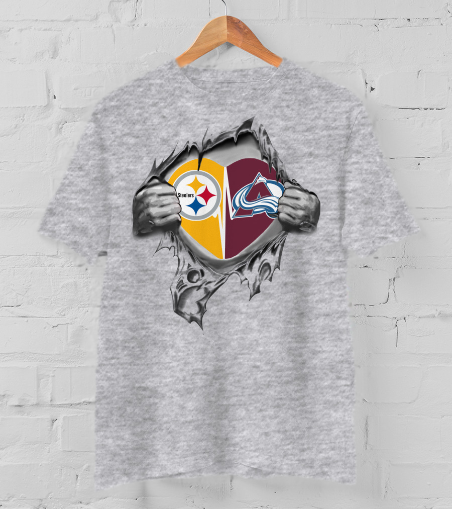 Steelers Avalanche Heart Full Of Passion T-Shirt
