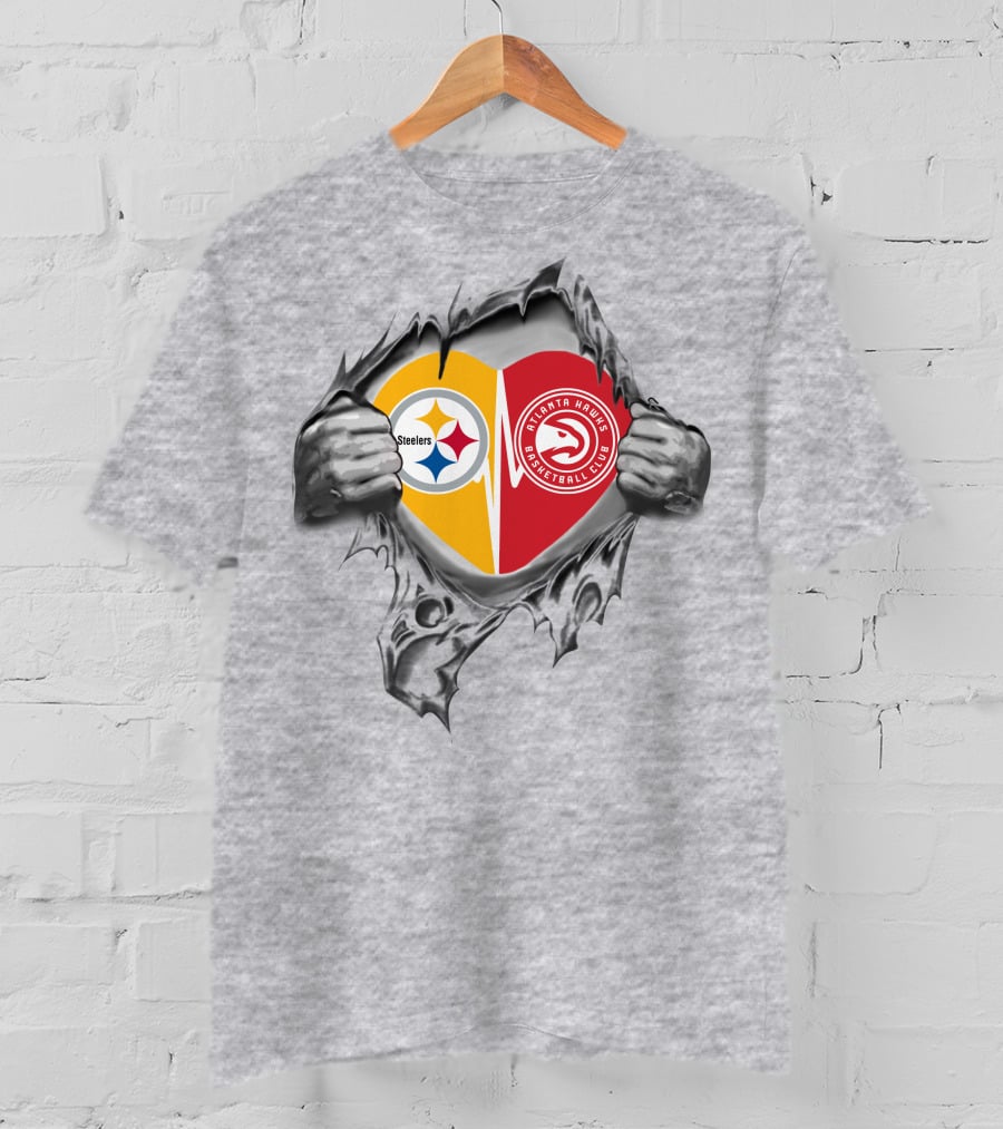 Steelers Atlanta Hawks It's In My Heart T-Shirt