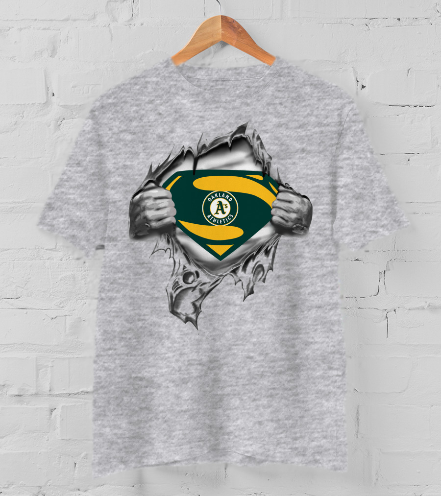 Oakland Athletics Super Hero T-Shirt