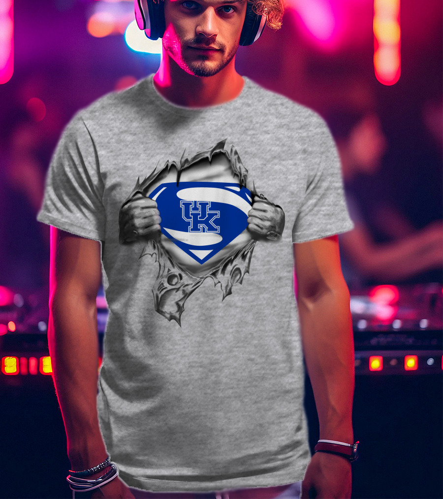 University Of Kentucky Wildcats Superhero T-Shirt