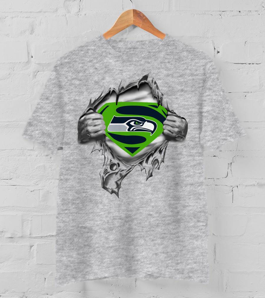 Super Seahawks Emblem Burst T-Shirt