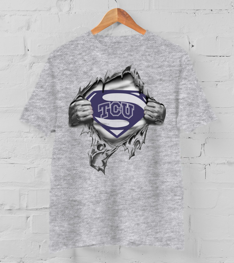 TCU Superman Logo Breakthrough T-Shirt