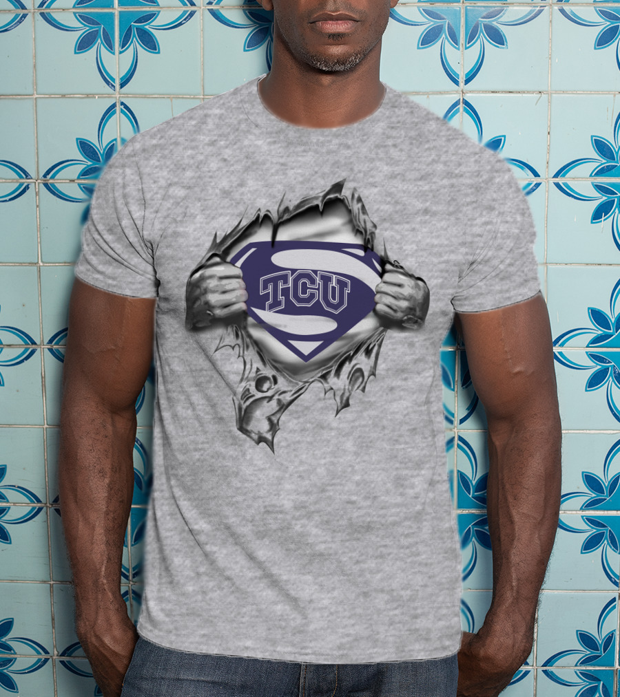 TCU Superman Logo Breakthrough T-Shirt