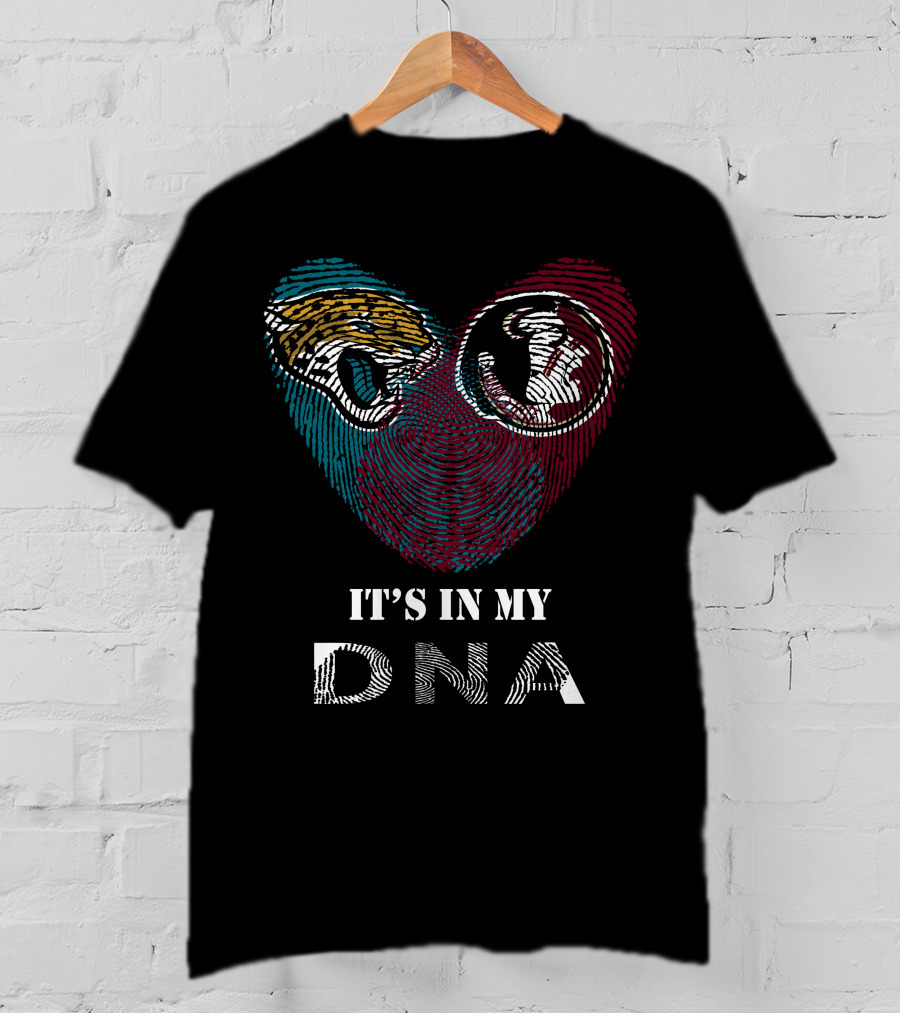 Jaguars Seminoles Heart It's In My DNA T-Shirt