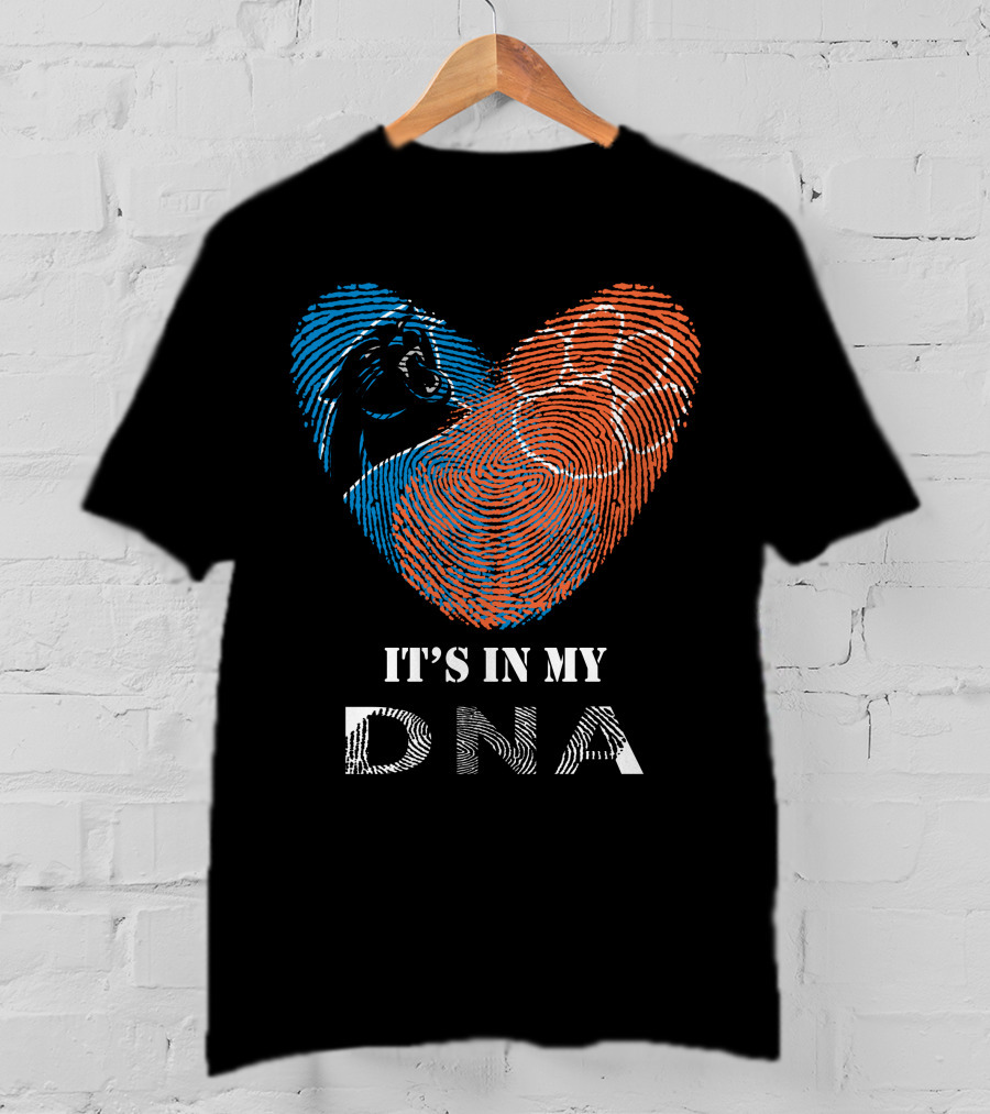 Panthers Clemson Tigers Heart It's In My DNA T-Shirt